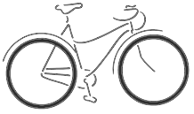 Lowell bike rack bike icon