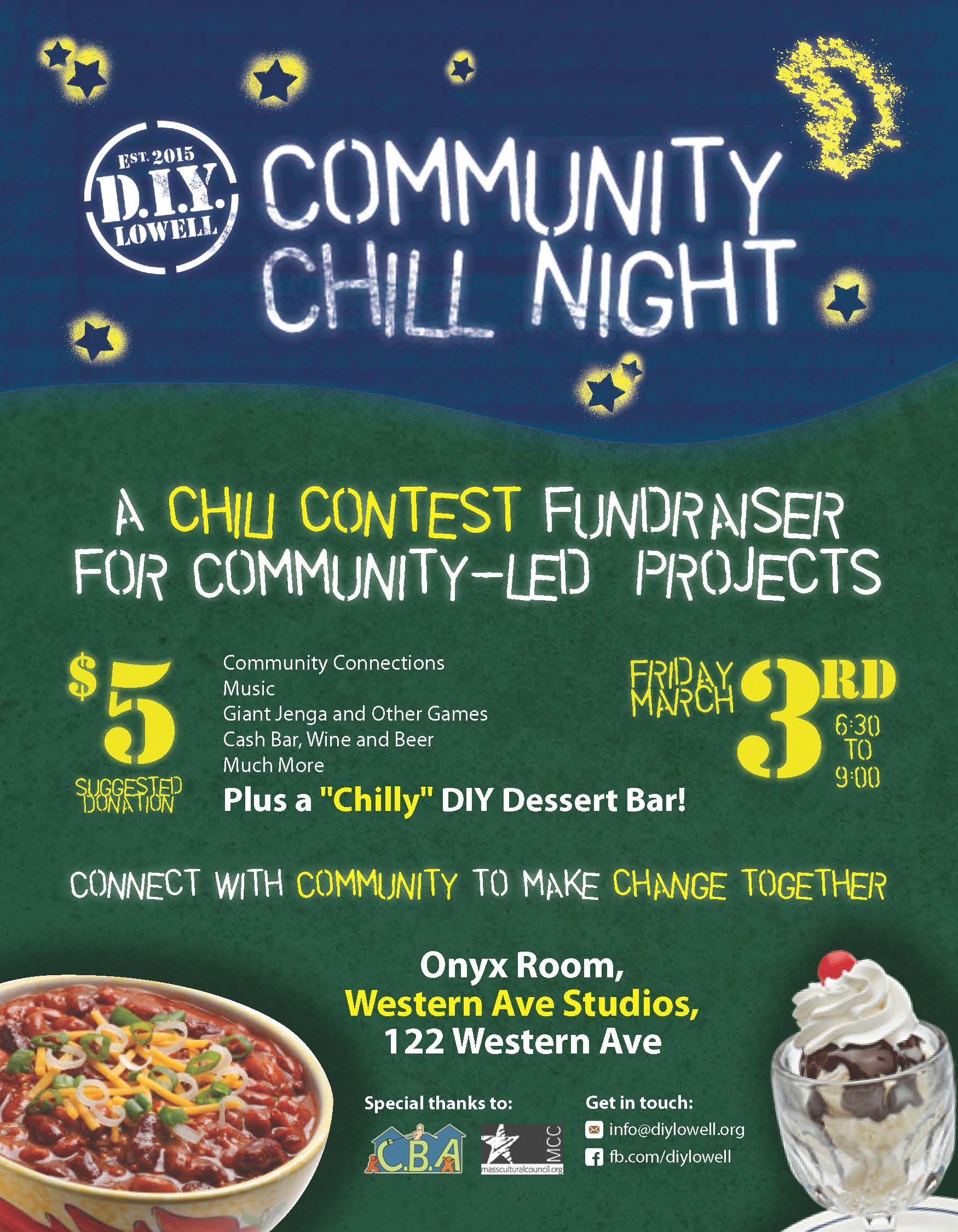 2022 Community Chill Night - DIY Lowell