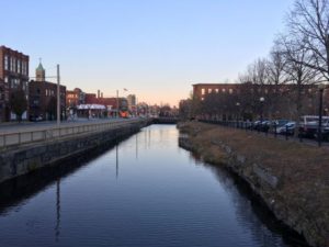 Canal in Lowell, MA