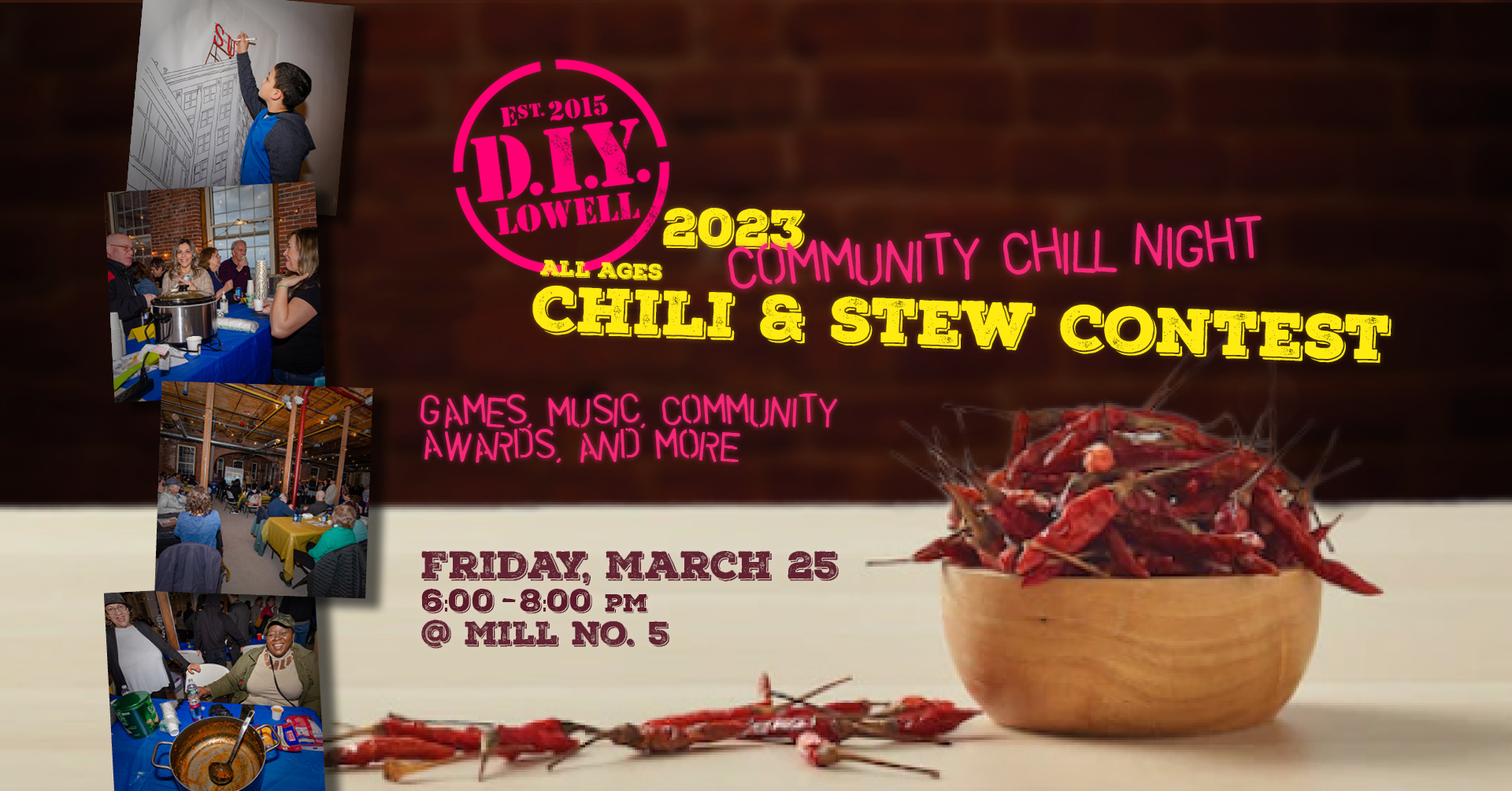 DIY Community Chill Night Chili and Stew Contest